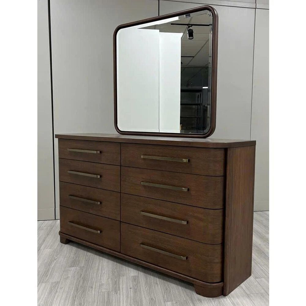 Riverside Furniture Delia 8-Drawer Dresser in Nouveau Walnut, , large