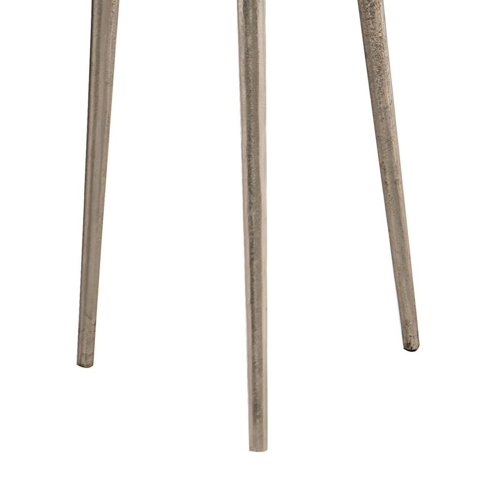Bernhardt Lex 2-Piece Nesting Table in Satin Nickel and Graphite, , large