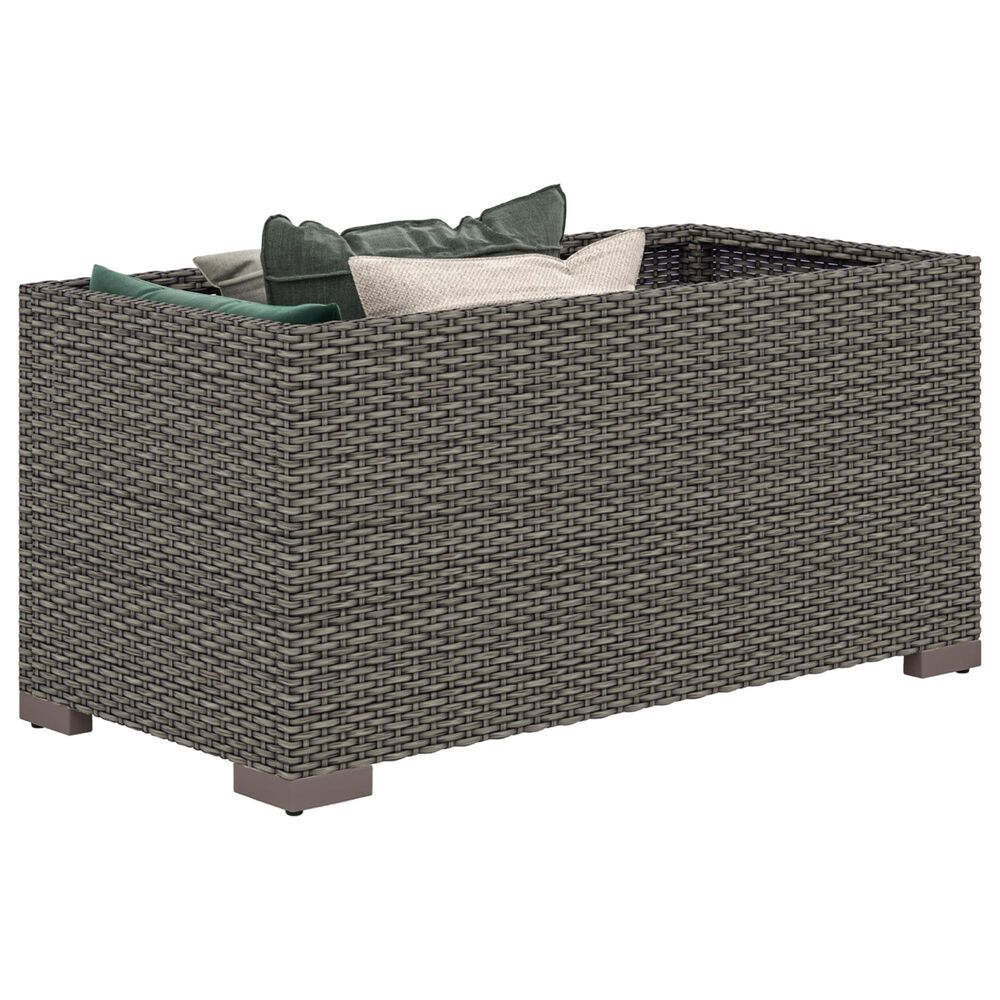 Homestyles Boca Raton Storage Table in Brown and Gray - Table Only, , large