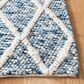 Safavieh Natura NAT711B 6" x 9" Ivory and Blue Area Rug, , large