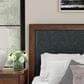 Millenium Dilenno Queen Panel Bed in Dark Brown with USB Ports, , large