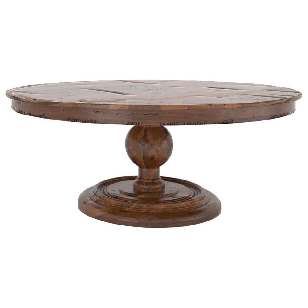 Canadel Champlain 7-Piece Round Dining Set in Spice Washed, , large