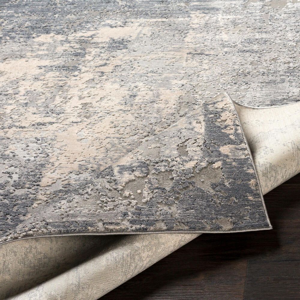 Surya Alpine 2&#39; x 2&#39;11&quot; Gray, Charcoal, Light Gray and Taupe Area Rug, , large