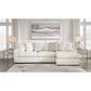 Ashley Chessington 2-Piece Right Facing Sectional with Chaise in Ivory, , large