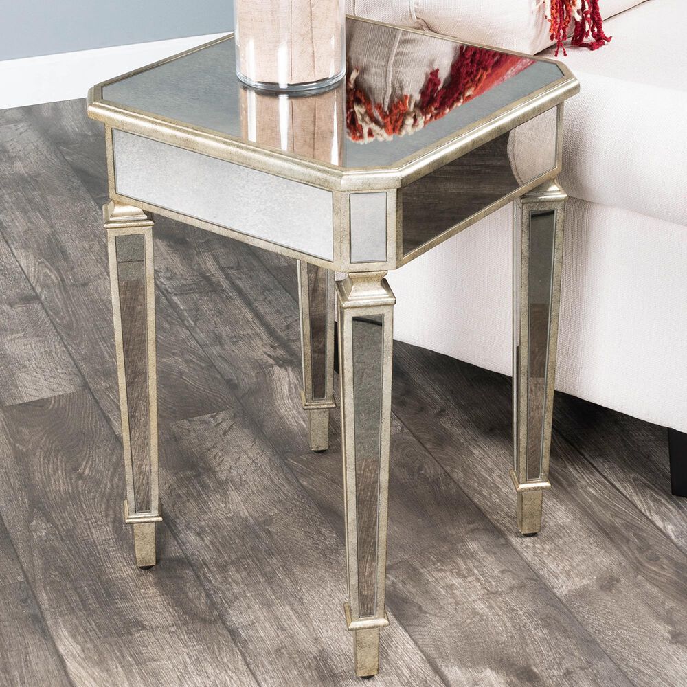 Butler Celeste End Table in Silver, , large