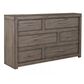 Riva Ridge Modern Loft 6-Drawer Dresser in Greystone, , large