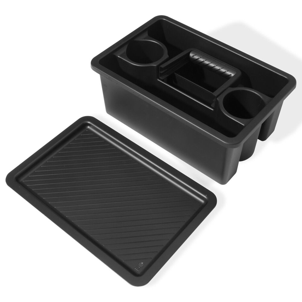 Weber Weber Works Caddy with Tray Lid in Black, , large