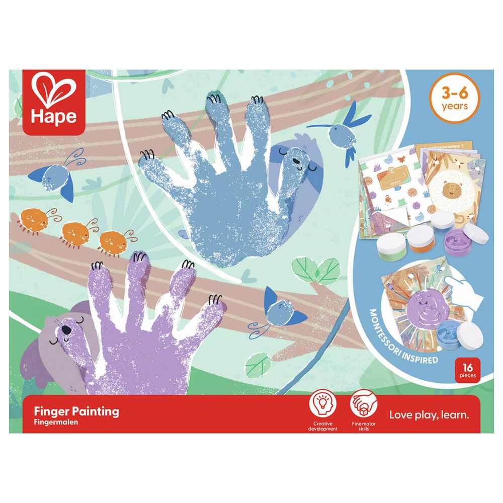 Hape Toys Finger Paint Set in Multicolor, , large