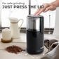 Complete Cuisine 4.5 Oz Electric Coffee Blade Grinder with Removable Cup in Black, , large