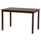 Baxton Studio Andrew Dining Table in Dark Brown - Table Only, , large