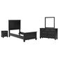 Ashley Lanolee 4-Piece Twin Bedroom Set in Black, , large