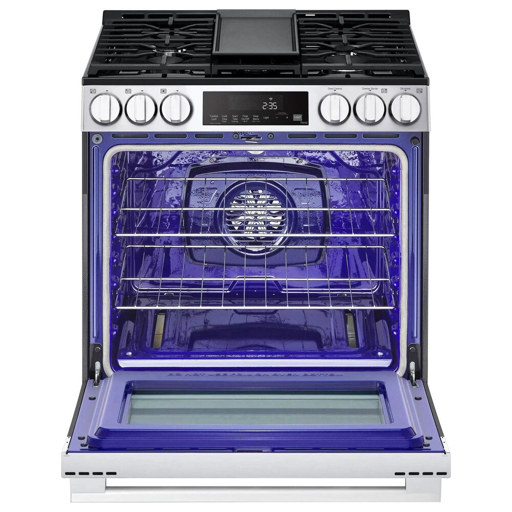 LG 5.8 Cu. Ft. Slide-in Gas Range in PrintProof Stainless Steel, , large