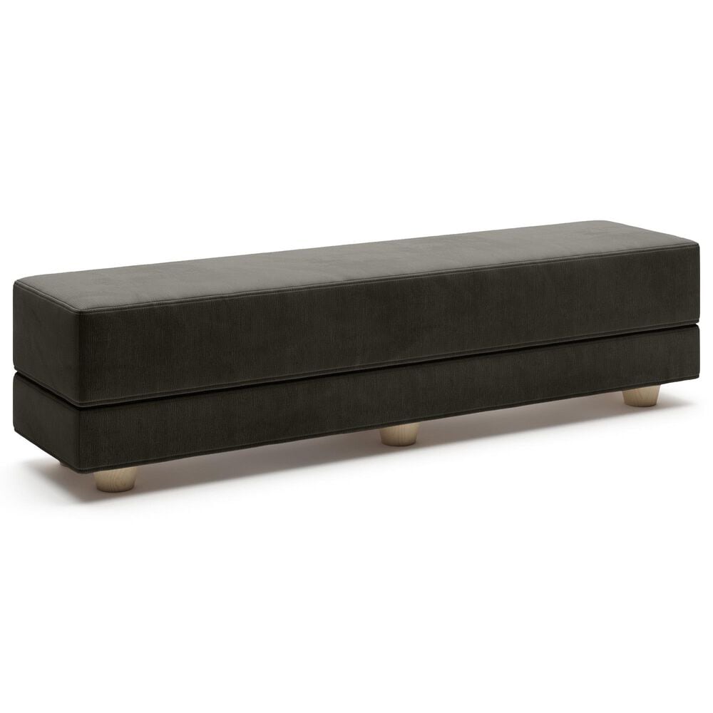 Jaxx Camden Twin Fold-Out Bench in Charcoal, , large