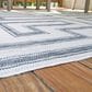 Ashley Matinwood 5" x 7" Ivory and Charcoal Outdoor Rug, , large