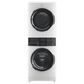 Electrolux 600 Series 4.5 Cu. Ft. Washer and 8 Cu. Ft. Gas Dryer Stack Laundry with Chili Red Ergorapido Pet Vacuum in White, , large