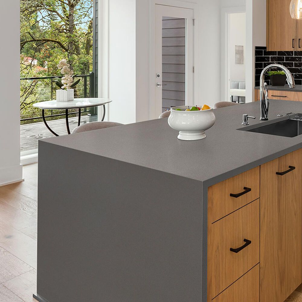 NFM Custom Countertops Macabo Gray 3cm Quartz Countertop, , large