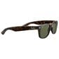 Rayban Glasses New Wayfarer Classic Sunglasses with G-15 Green Lenses in Polished Tortoise, , large