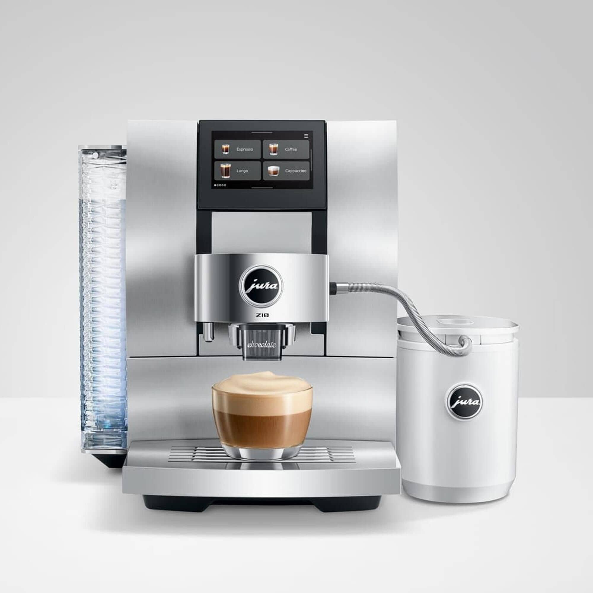 Jura 81 Oz Z10 Coffee Maker in Aluminum White