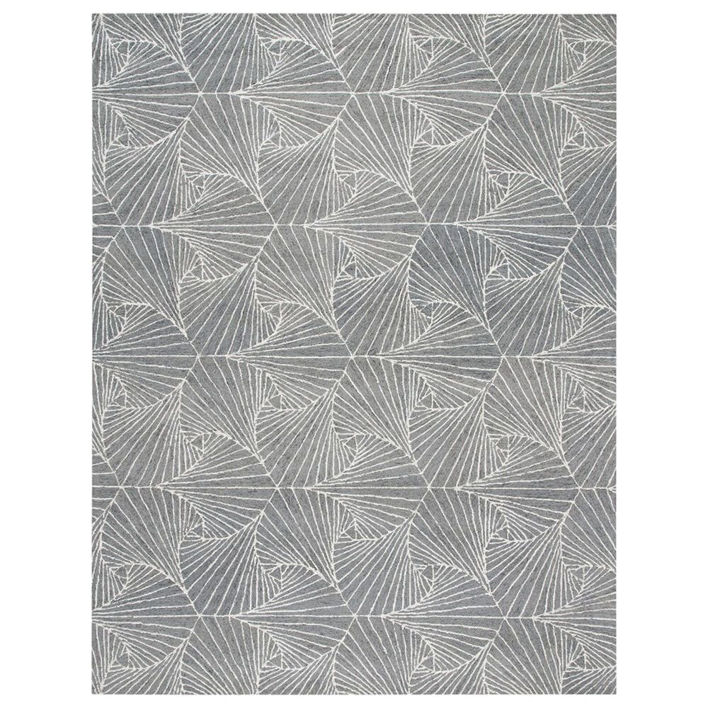 Safavieh Micro-Loop Geometric 8" x 10" Grey and Ivory Area Rug, , large