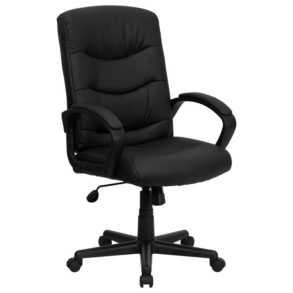 Flash Furniture Executive Swivel Chair in Black, , large