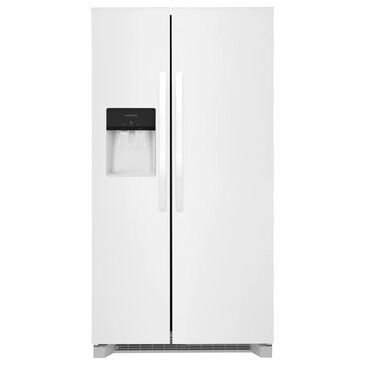 Frigidaire 25.6 Cu. Ft. Standard Depth Side-by-Side Refrigerator in White, , large