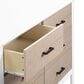 New Haus Radley 6-Drawer Dresser in White and Coastwood, , large