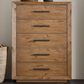 Hooker Furniture Big Sky 40" 5-Drawer Chest in Vintage Natural, , large