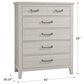 Viceray Collections Passageways 5 Drawer Chest in Oyster Grey, , large