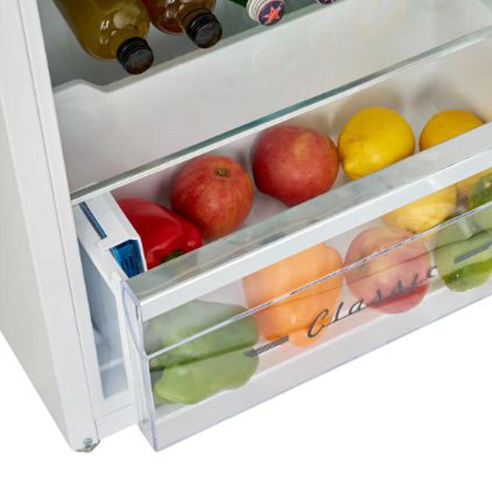 Unique Appliances Classic Retro 7.5 Cu. Ft. Top Freezer Refrigerator in Marshmallow White, , large