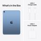 Apple 11-Inch iPad A16 Chip Wi-Fi + Cellular 128GB in Blue (Latest Model), , large