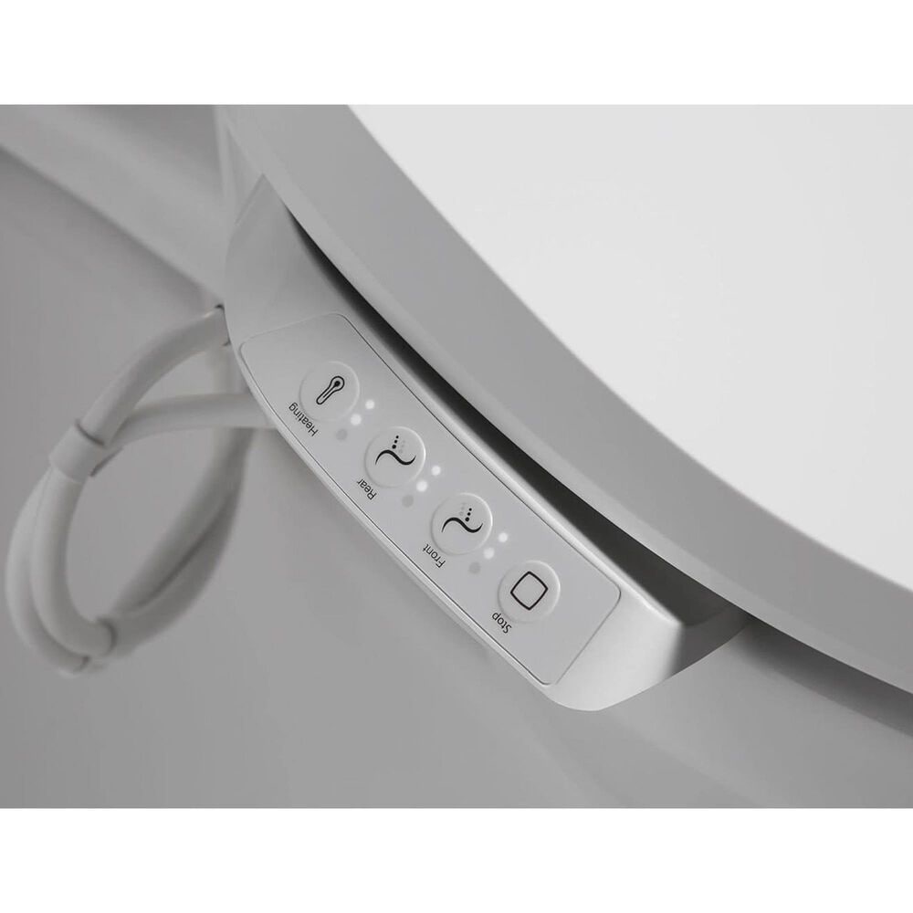 Kohler PureWash E700 Elongated Bidet Toilet Seat with Remote Control in White, , large