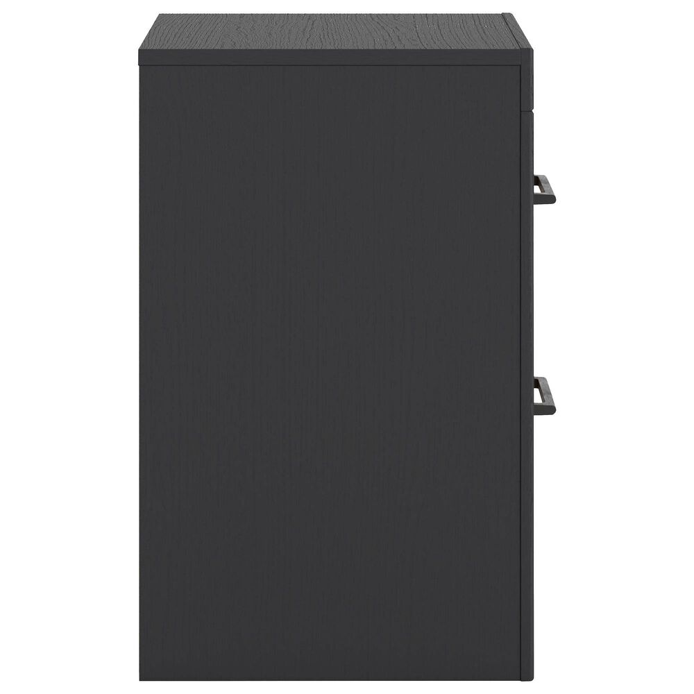 Ashley Vertani 2-Drawer Nightstand in Black and Honey Brown, , large