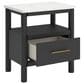 Ashley Cadmori 1-Drawer Nightstand in Matte Black and White, , large