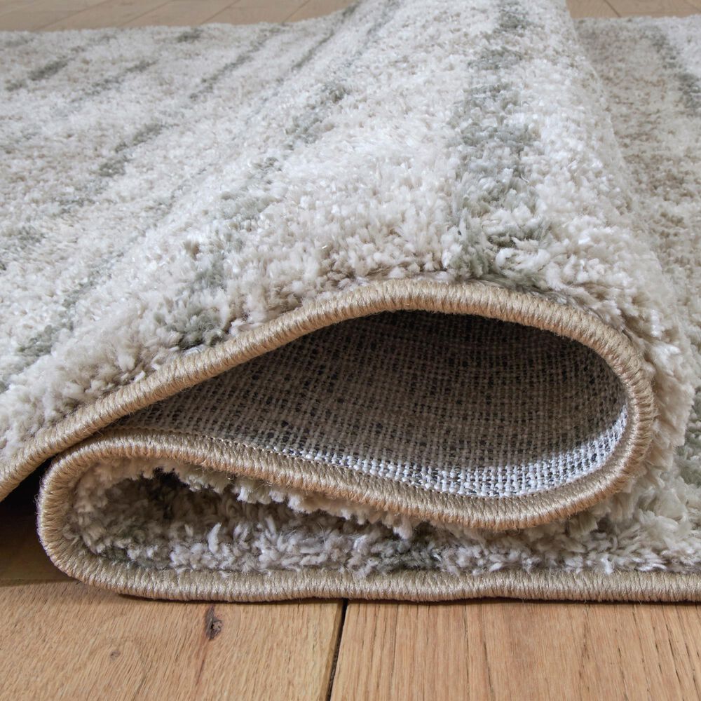 Ashley Laddway 5&#39; x 7&#39; Cream and Green Area Rug, , large