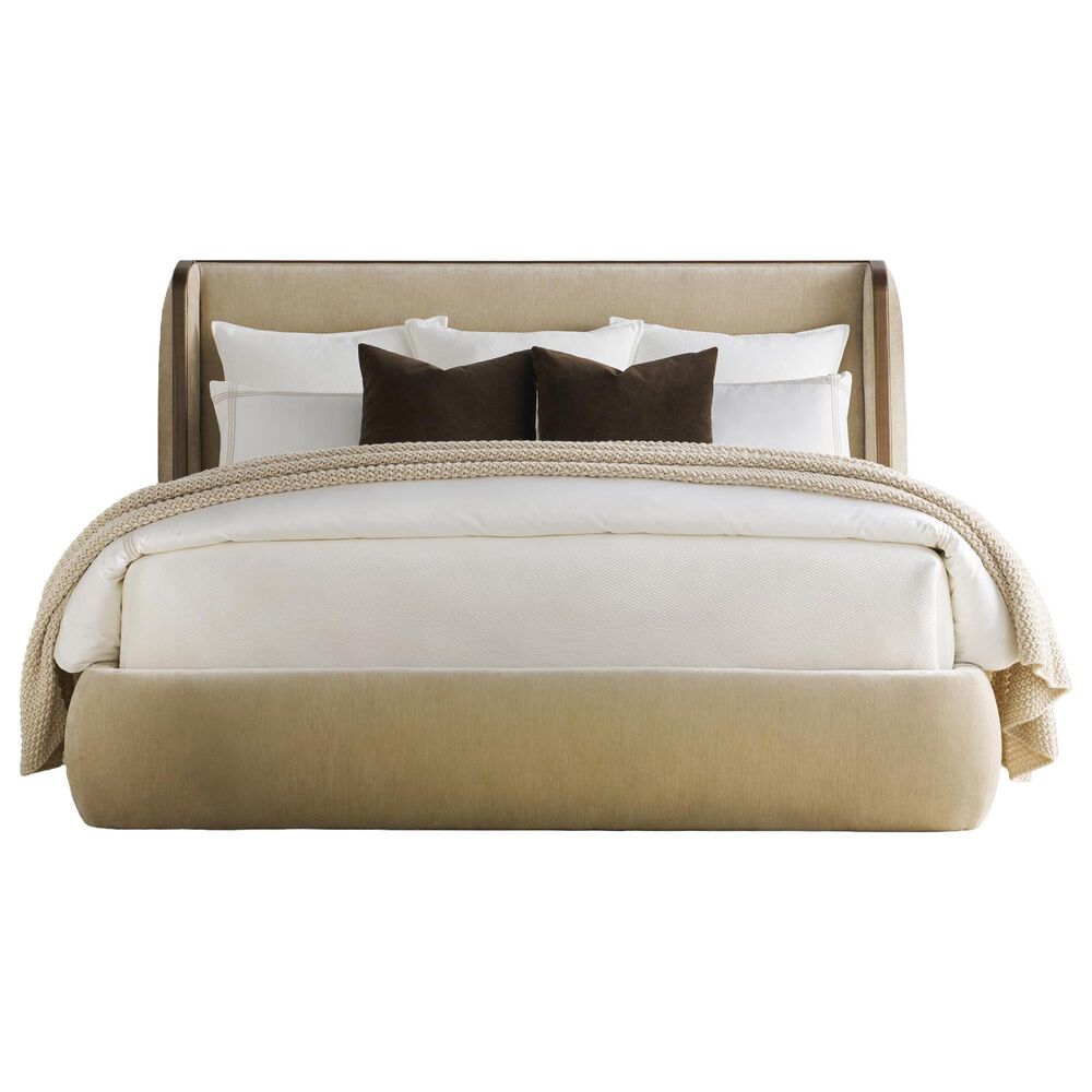 Vanguard Furniture Nova King Wingback Panel Bed in Johnny Sand, , large