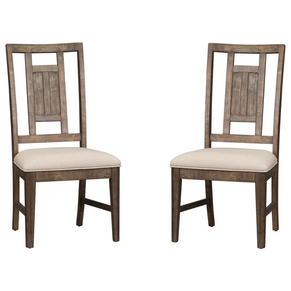 Belle Furnishings Artisan Prairie Side Chair in Dark Brown (Set of 2), , large