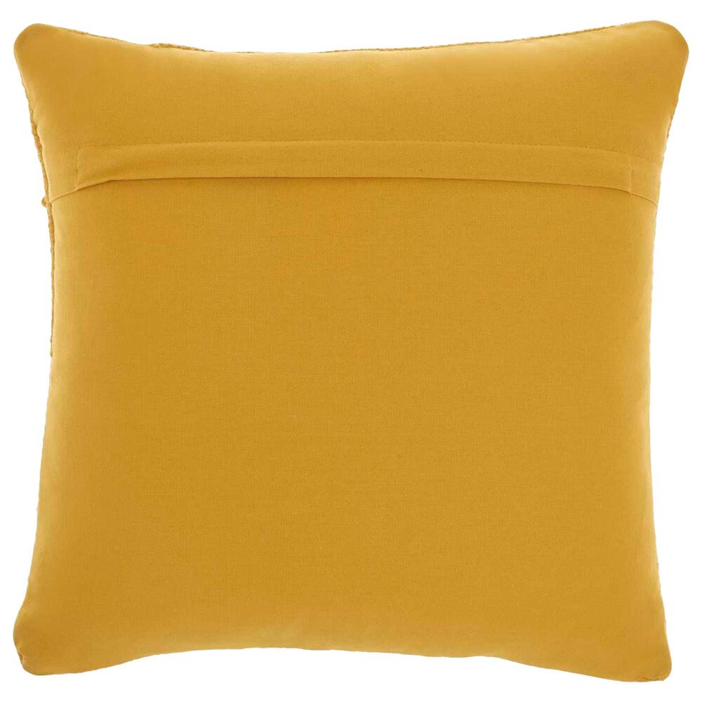 Nourison Life Styles 18&quot; x 18&quot; Throw Pillow in Yellow, , large
