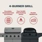 Tytus Anaheim and Emberwood 3-Piece Modular Duo with Gas Tabletop Pizza Oven in Gunmetal Gray, , large