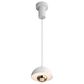Golden Lighting Vintra LED 1-Light Pendant in Sand White with Copper, , large