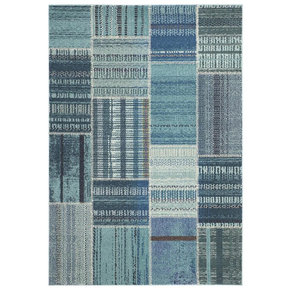 Safavieh Monaco MNC215F-5 5"1" x 7"7" Blue Area Rug, , large