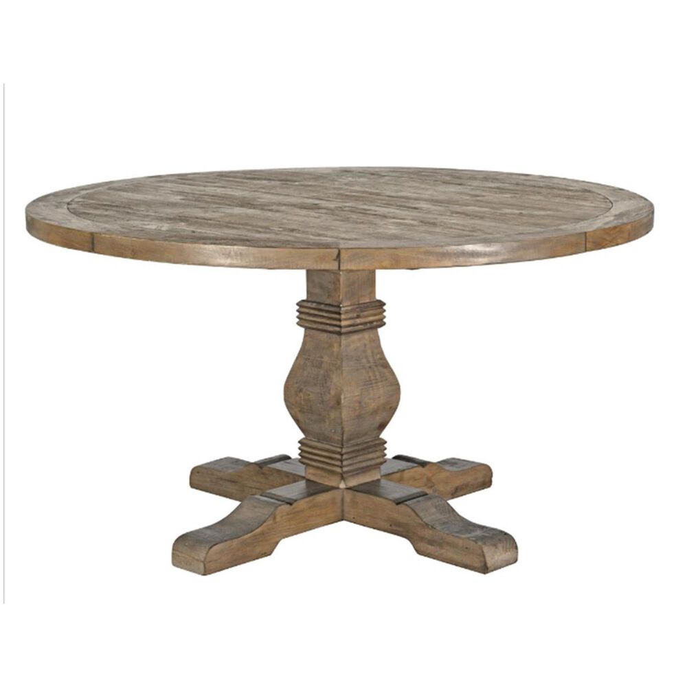 Greenbrier Interiors Caleb 55" Round Dining Table in Desert - Table Only, , large