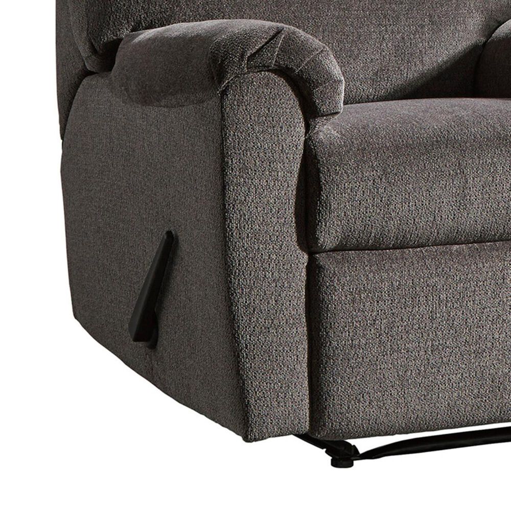 Ashley Nerviano Manual Zero Wall Recliner in Gray, , large