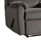 Ashley Nerviano Manual Zero Wall Recliner in Gray, , large
