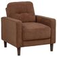 Coaster Bowen II Accent Arm Chair in Rust, , large