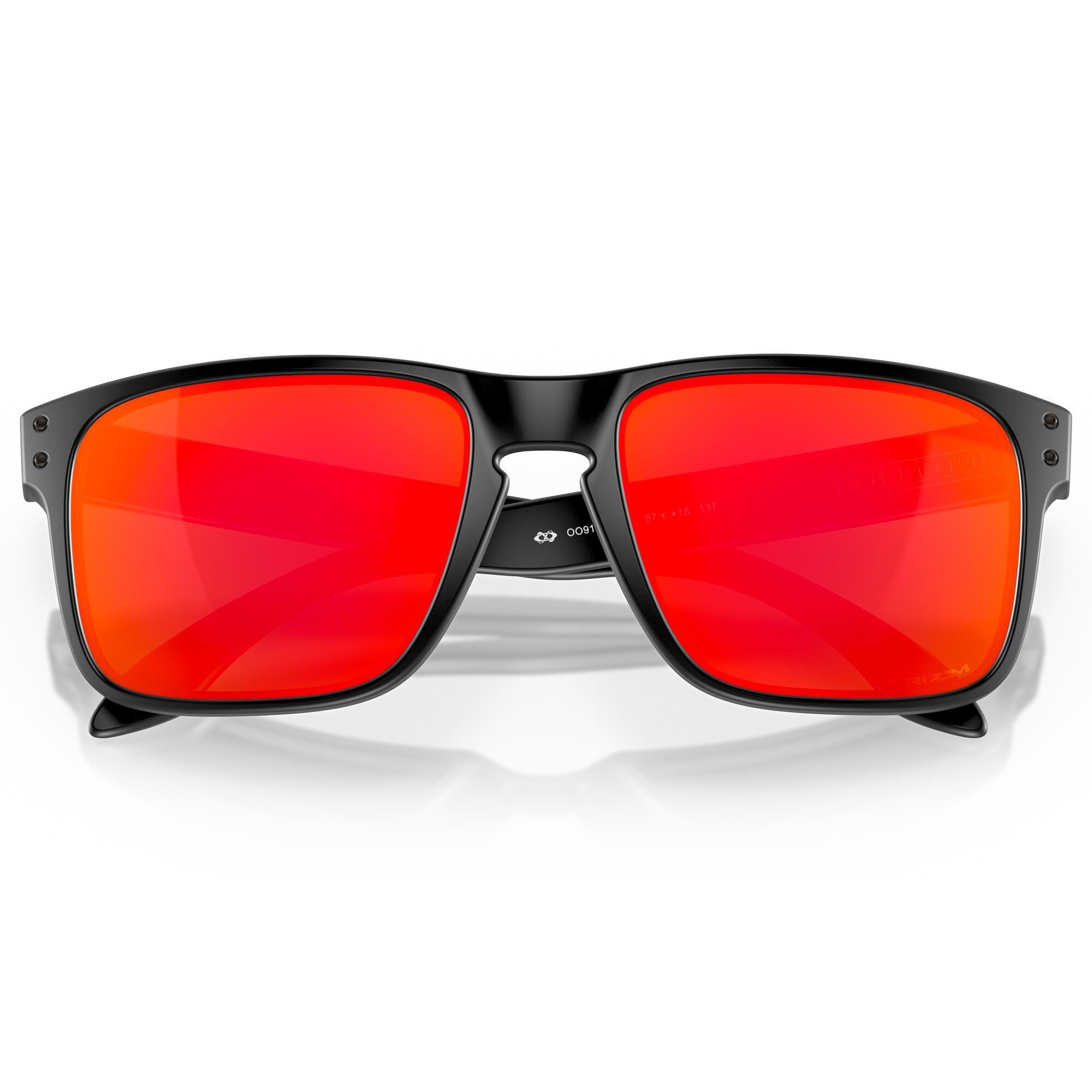 Oakley Holbrook Sunglasses with Prizm Ruby Lenses in Matte Black NFM