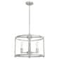 Hunter Astwood 18" 4-Light Chandelier in Brushed Nickel, , large