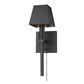 Golden Lighting Messina 1-Light Wall Sconce in Matte Black, , large