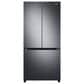 Samsung 17.5 Cu. Ft. French Door Refrigerator in Black Stainless Steel, , large