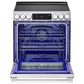 LG 2-Piece Kitchen Package with 6.3 Cu. Ft. Smart Slide-In Induction Range and 2.1 Cu. Ft. Smart Over-the-Range Microwave in Printproof Stainless Steel, , large