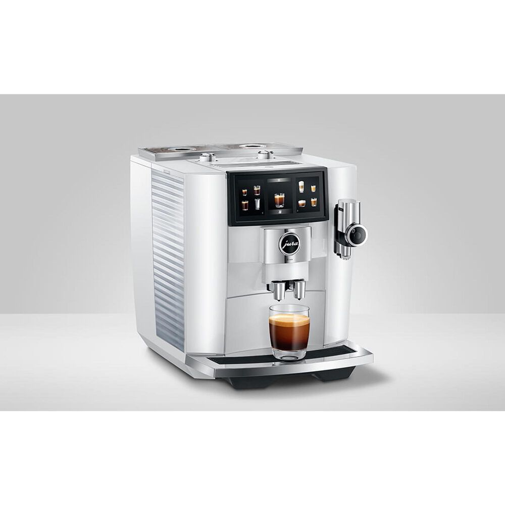 Jura J8 64 Oz Twin Automatic Coffee Maker in Diamond White, , large